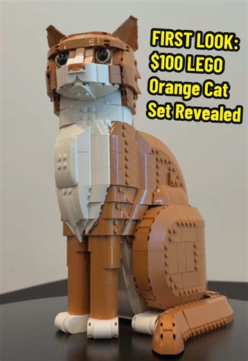 LEGO Orange Cat Set Reveal: Detailed First Look