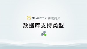 Navicat 数据库连接类型
