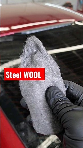 How to use Steel Wool on Glass