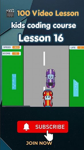 Scratch tutorial |L16.3How to Make a Car Racing Game in Scratch | Easy Scratch 3.0 Tutorial