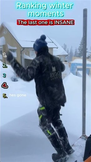 Ranking winter moments