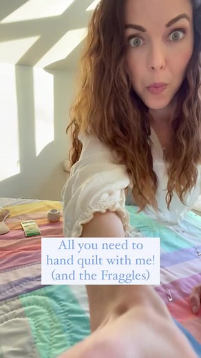 4K views · 37 reactions | Hand quilt with me and the Fraggles! Sew...