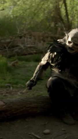 Orc Characters Between Takes