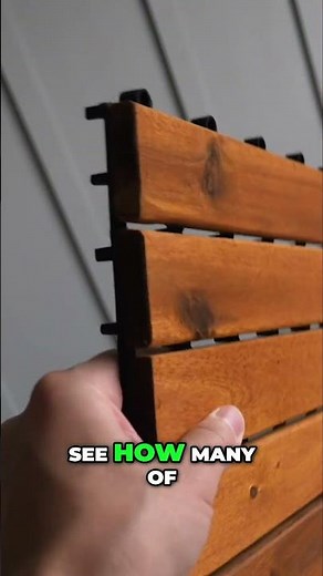 Upgrade Your Balcony! Wooden Deck Tile Transformation!