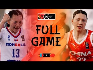 Mongolia 🇲🇳 v China 🇨🇳 | Women | Full Play-In Game | FIBA 3x3 World Cup 2025 | 3x3 Basketball