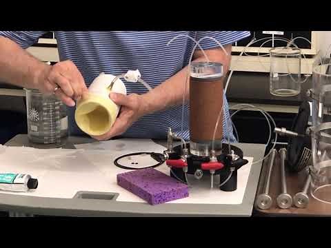 C-U Triaxial Soil Test, Part 2--Cell Assembly