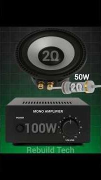 Kya Speaker ke Series me Resistor laga kar Impedance badhaya ja sakta hai? | Rebuild Tech Shorts