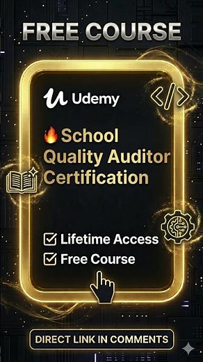 School Quality Auditor Certification ✨ Free Udemy Course 2026