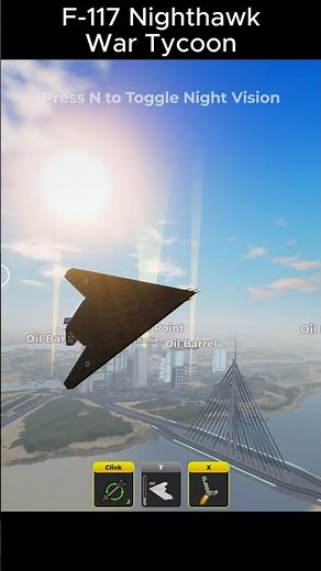 *NEW* F-117 NIGHTHAWK IN WAR TYCOON #roblox #wartycoonroblox #gaming #wartycoon #epicwartycoon