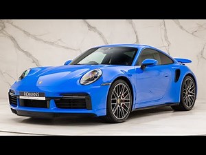 2021 Porsche 911 (992) Turbo - Shark Blue - Walkaround & Interior | Romans International | [4K]