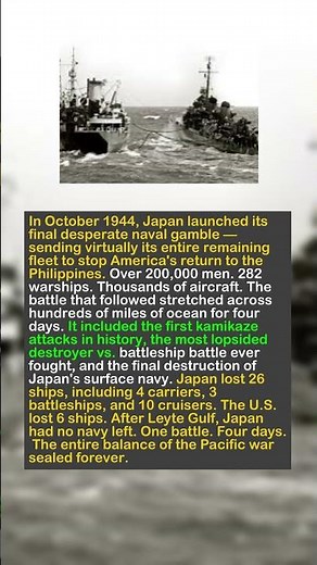 Leyte Gulf: When 200,000 Sailors Clashed in the World's Biggest Sea War