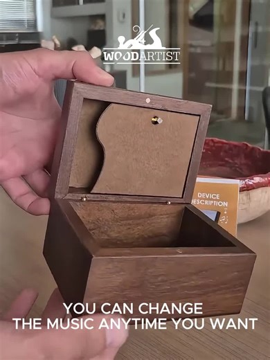 Personalized Song Music Box: Custom MP3 Engraved Wooden Keepsake With Photo - Etsy UK