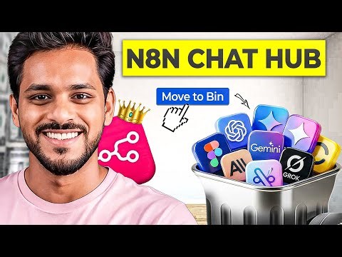 How To Use N8N Latest CHAT HUB - Hindi Video