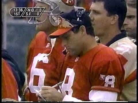 1995 Saints at 49ers Week 9