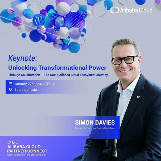 SAP × Alibaba Cloud: Unlocking Transformation Through Ecosystem Collaboration | Partner Connect 2026