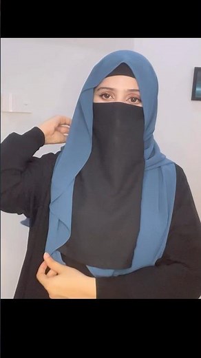 Quick & Summer Friendly Hijab Style| full coverage Hijab with Niqab