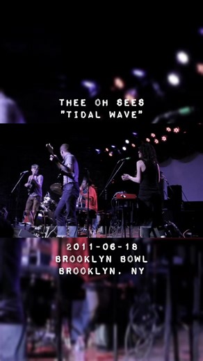 Osees Archive on Instagram: "Thee Oh Sees - Tidal Wave - 2011-06-18 - Northside Festival; Brooklyn Bowl, Brooklyn, NY #theeohsees #johndwyer #brigiddawson #peteydammit #mikeshoun garagerock oseesarchive"