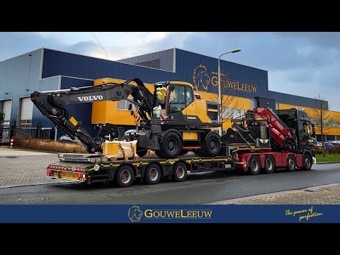 VOLVO EWR180E EXCAVATOR | Painting Process | Paint shop Gouweleeuw