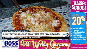 LIFESTYLES WITH LEAH: Sunset cove and rainbow room voted best pizza in country | Eyewitness News Bahamas