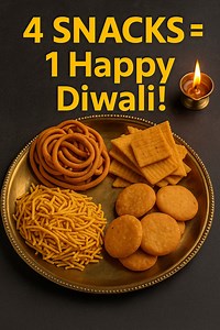 1.6M views · 14K reactions | 4 Festive Indian Snacks Everyone Loves |...