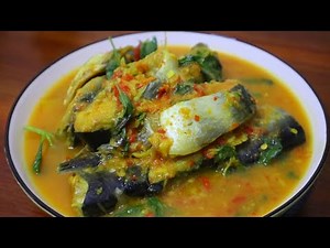 THE SAUCE IS VERY REFRESHING, PATIN FISH WITH JAMBI'S SPECIAL TEMPOYAK SAMBAL