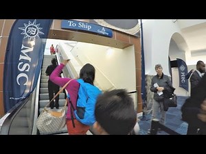 MSC Cruises Embarkation at Port of Miami - What it Was Like (4K)