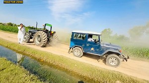 92K views · 2K reactions | Tractor vs Jeep tochan| WaR Tractor 2wd Jeep 4x4 friendly tochan Part 3 | Tractor Zone | Facebook