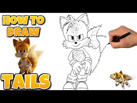 How To Draw Tails | Sonic The Hedgehog 3 #drawing #sonic3