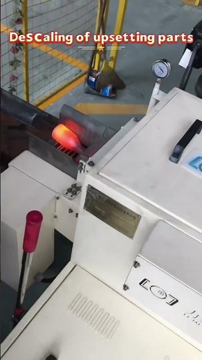 Easily remove the oxide scale on the forging surface. #cleaning #automation #forgedfromiron