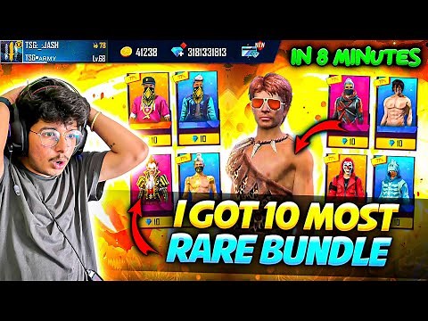 I Got All Rare Old Bundles In 40 Diamonds Crates😍💎 || Luckiest Person In Garena Free Fire