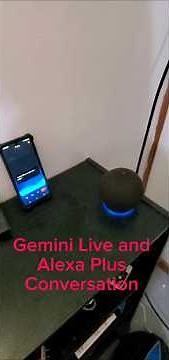Google Gemini Live and Amazon Alexa+ Conversation #artificialintelligence #googlegemini #alexaplus