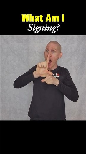 ❤️ What am I signing in ASL?