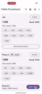 FarkleScore is an easy-to-use scoring app for playing Farkle with friends! Beta testers needed!
