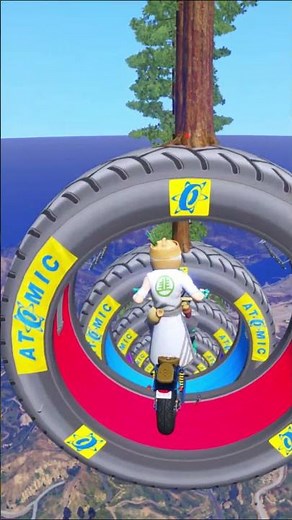 GTA 5 Perfect Ramp Ride 🏍️🔥 #shorts #gta