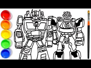 How To Draw Bumblebee and Optimus Prime From Transformer | Bumblebee | Optimus Prime | Transformer