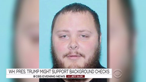 White House shows support for background check bill after school shooting