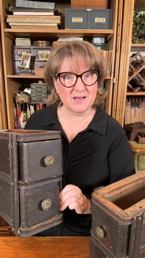 If you’ve ever picked up an old sewing machine drawer and wondered what else it could be… 🤎 This is project two of three using these vintage drawers—turned into a simple wall rack with a small added shelf. It’s one of those easy builds that almost anyone can tackle, and it brings both practical and decorative storage to my hall bathroom. I love when old pieces get to keep working, just in a new way. Looking for us? Find our links in the comments. Around here, we do mostly vintage. 2026 is our y