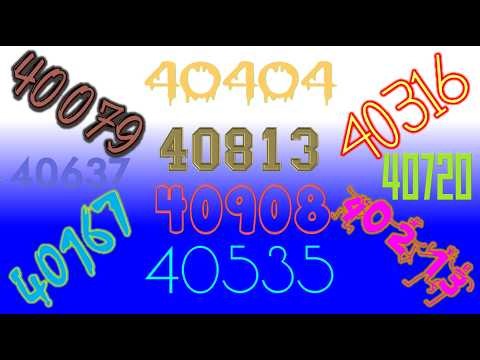 Ep.1 (40000 to 50000) Colorful Numbers from 40,000 to 41,000.🚀🎉