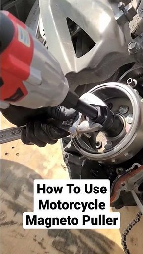 How To Use Motorcycle Magneto Puller