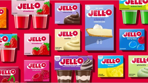 Jell-O unveils new logo and packaging for the first time in 10 years
