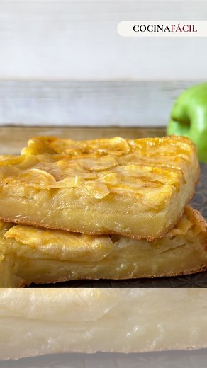 Cocina Fácil on Instagram: "Te proponemos volver a la infancia preparando la tarta de manzana conocida como la de los “tres vasos”… 😋 ¿Cómo con una preparación tan sencilla se puede hacer algo que guste a todo el mundo? 👏 Para prepararla necesitas…👇 * 6 manzanas * 3 huevos * 220 ml leche * 200 g de azúcar * 20 g de azúcar para caramelizar * 125 g de harina normal * 8 g de levadura química * Un bote de mermelada (opcional) 🎥 ¡Mira la buenísima pinta que tiene en el vídeo y anímate a preparar