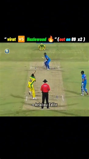 virat vs hazlewood 🔥🌪️