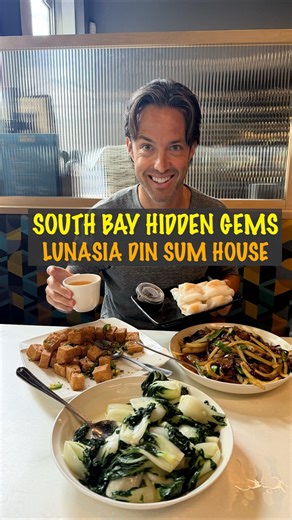 Richard Haynes | South Bay Realtor on Instagram: "This spot nails dim sum, @lunasia.dimsum is serving up classic Cantonese flavors. You’re seated right away, but there’s no waiter; instead, you scan a QR code, order from your phone, and before long, incredible dishes start arriving one by one. The menu covers all the staples: delicate dumplings, perfectly steamed veggies, and seasoned meats alongside a full lineup of classic Chinese favorites. It’s the kind of spread where you can mix dim sum cl