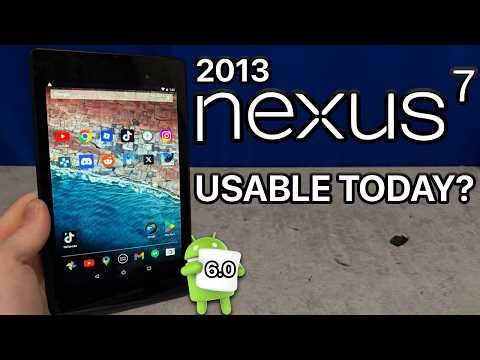 Trying to use a 2013 Android Tablet in 2026... (Nexus 7)