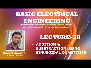 Module-2 I L-38 I Basic Electrical Engineering I Algebraic Sum of Sinusoidal Function