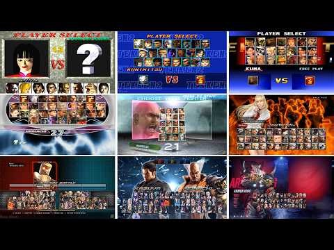 Evolution of Tekken's Select Screen 1994 - 2026