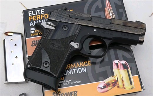 【实弹射击】德国西格公司微型手枪: P938 打靶射击&枪械解说