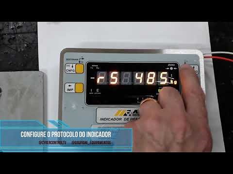 Configuração ModBus Indicador de pesagem Alfa.