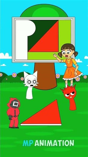 New Colour Match Puzzle Challenge With Squid Game 2 - Incredibox Sprunki