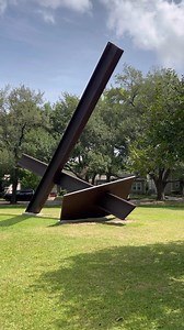 Take a stroll around our green spaces today and find all of the Menil's outdoor sculptures on campus. Comment below and share your favorite. 👇 | The Menil Collection